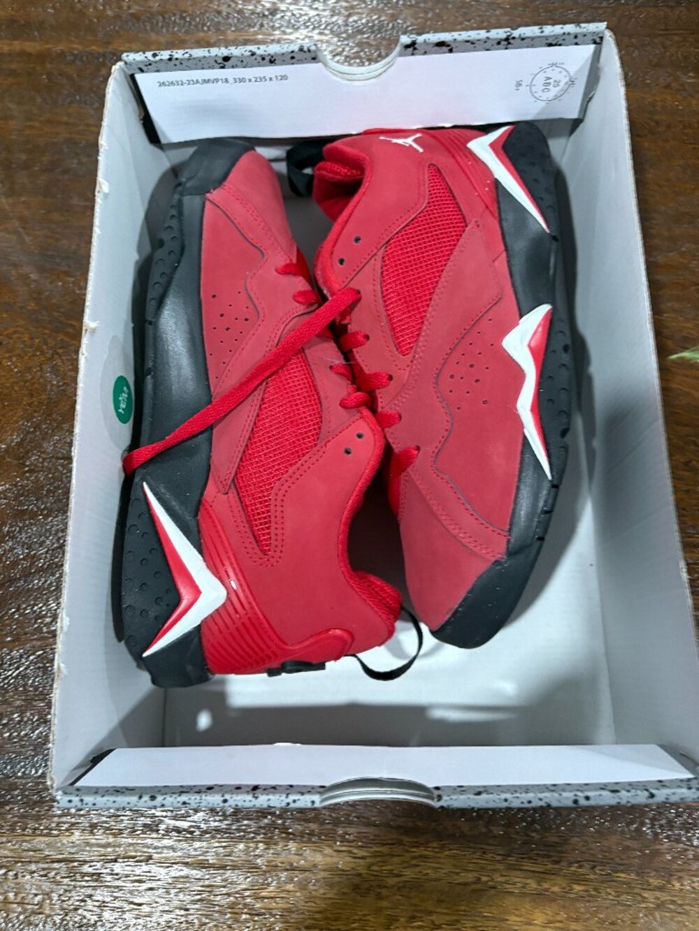 Jordan MVP 92 Sneakers Athletic Shoes Men's sz 8 Gym Red Black White NEW